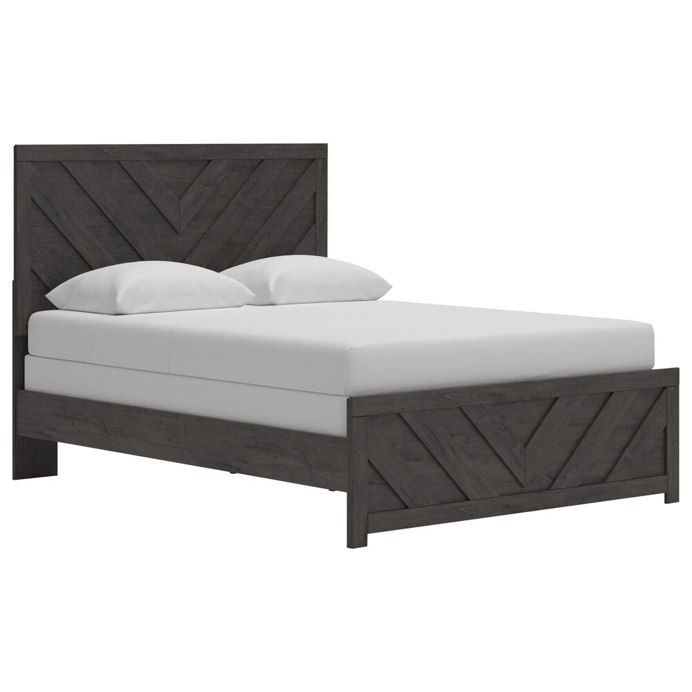 Ashley Prendonea 4-Piece Queen Bedroom Set in Dark Charcoal, , large