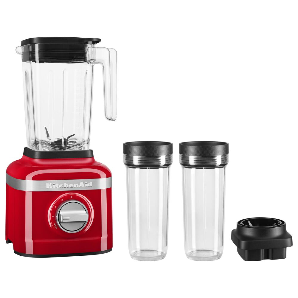 KitchenAid 3-Speed Ice Crushing Blender with 2 Personal Blender Jars in Passion Red, , large