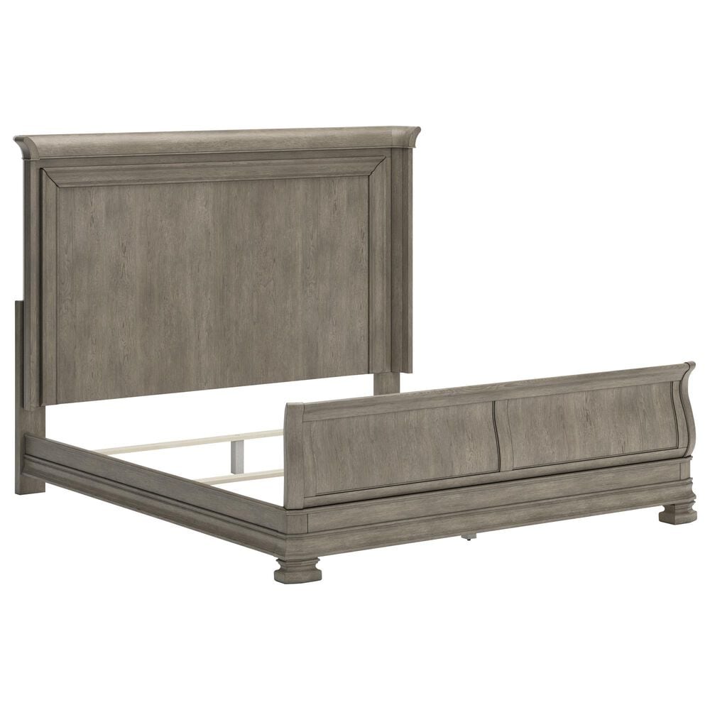 Millenium Lexorne Queen Sleigh Bed in Light Gray, , large