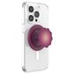 PopSockets PopGrip MagSafe Circle in Molded Flower Red Wine Translucent, , large