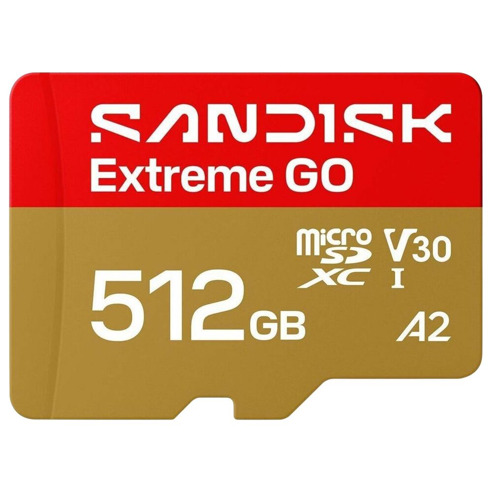 Sandisk 512GB Extreme GO microSDXC UHS-I Memory Card, , large