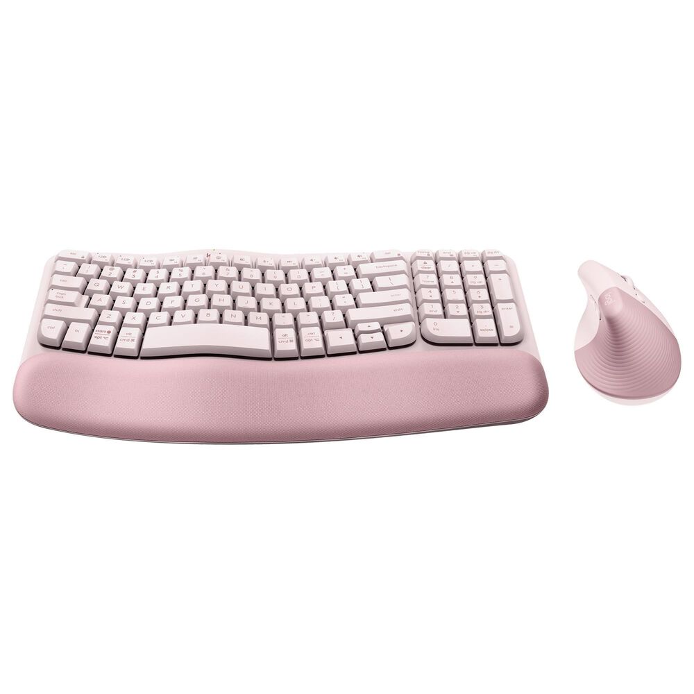 Logitech Ergo Wave Keys and Lift Combo in Rose, , large