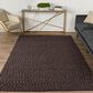 Dalyn Rug Company Gorbea 8" x 10" Chocolate Area Rug, , large