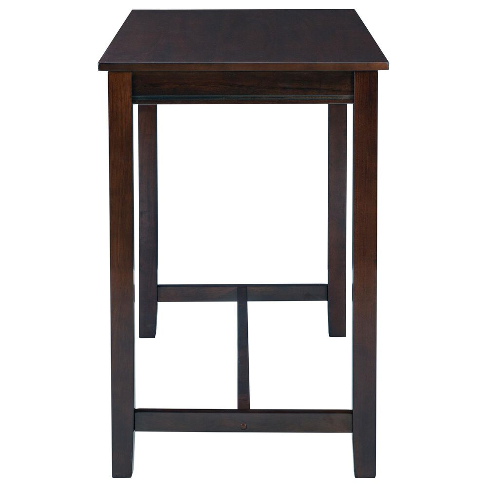 Linon Home Decor Claridge Counter Height Pub Table in Rich Brown - Table Only, , large
