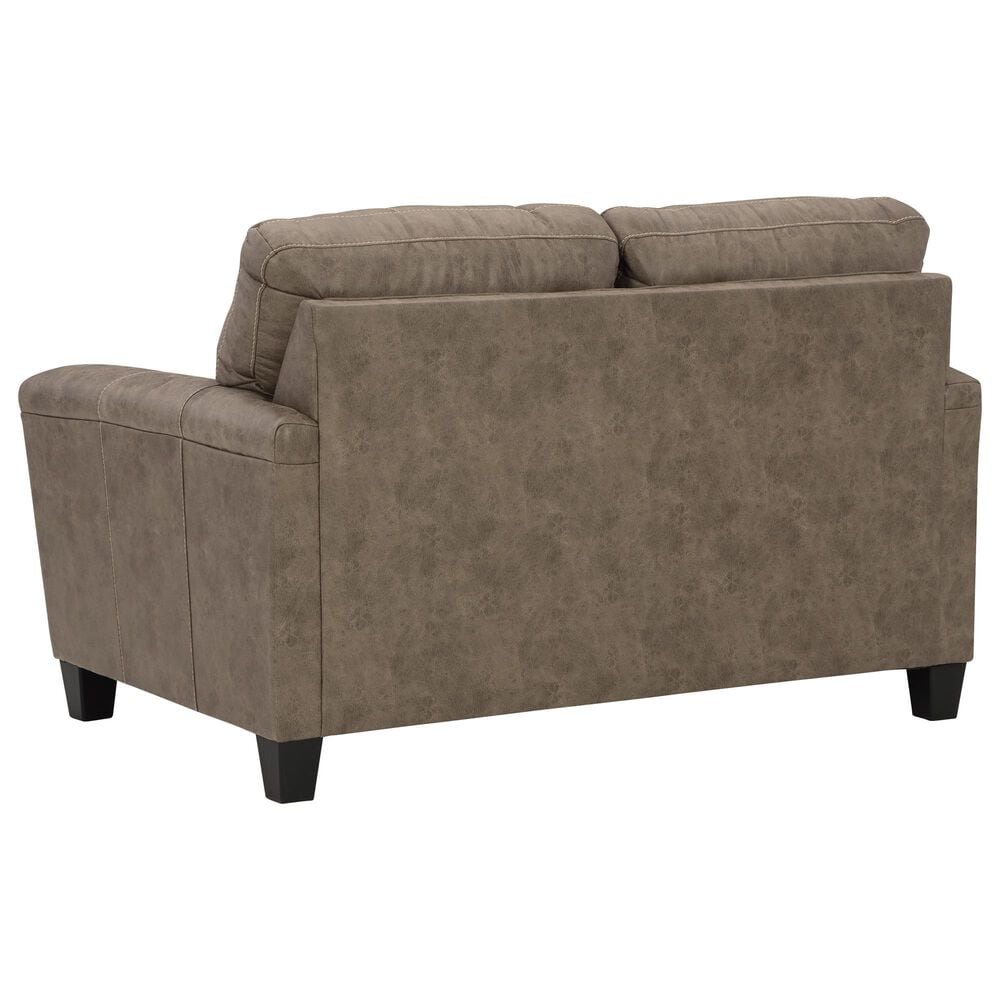 Ashley Navi Stationary Sofa and Loveseat Set in Fossil, , large