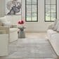 Nourison Glitz GLZ09 Silver and Grey 5"3" x 7"3" Area Rug, , large