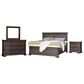 Napa Furniture Design Grand Louie 4-Piece Queen Bedroom Set in Black, , large