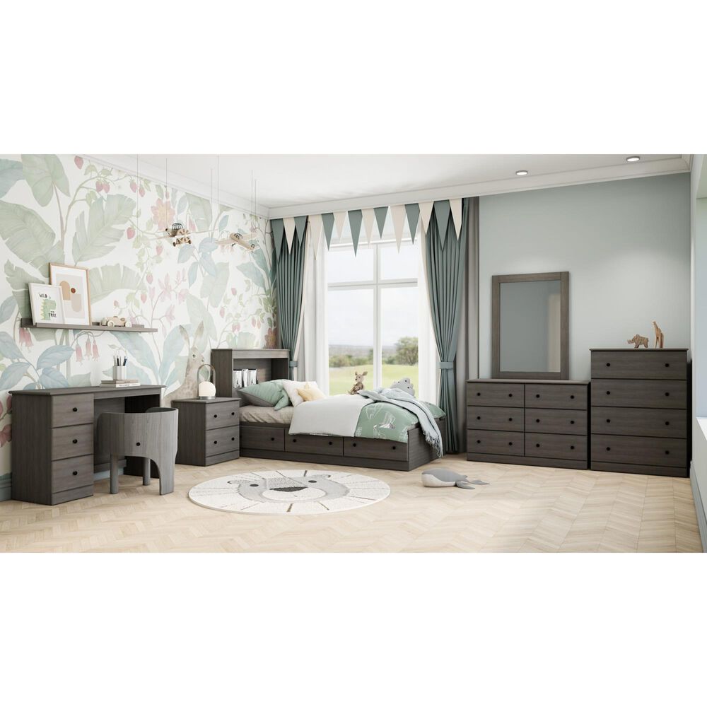 Lemoore Essential Twin Mates Bed in Storm Grey, , large