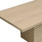 Hearth and Haven Dining Table in Light Natural - Table Only, , large