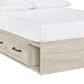 Ashley Cambeck Full Dual Storage Bed in Whitewash, , large