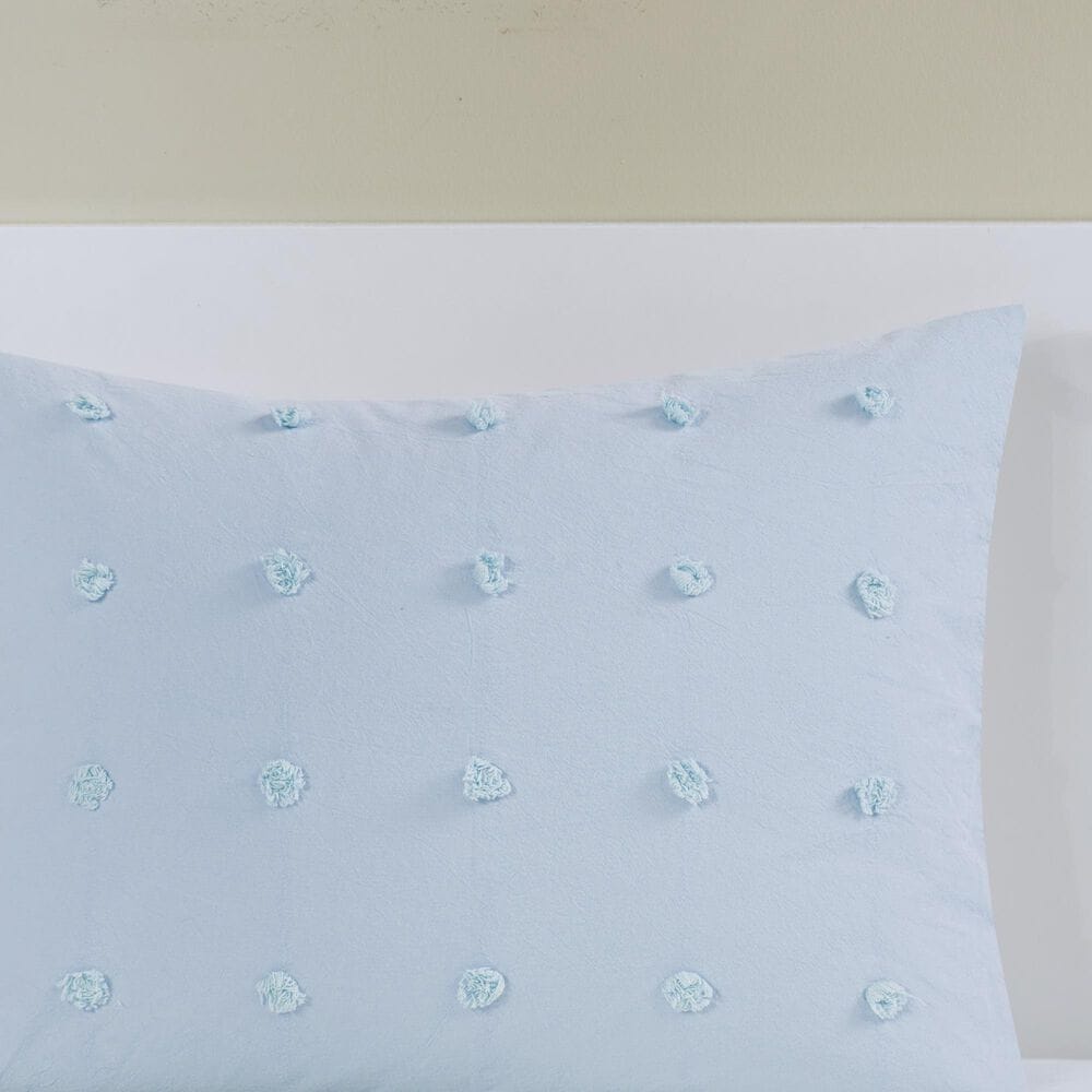 Hampton Park Brooklyn 5-Piece Twin/Twin XL Cotton Jacquard Comforter Set in Blue, , large