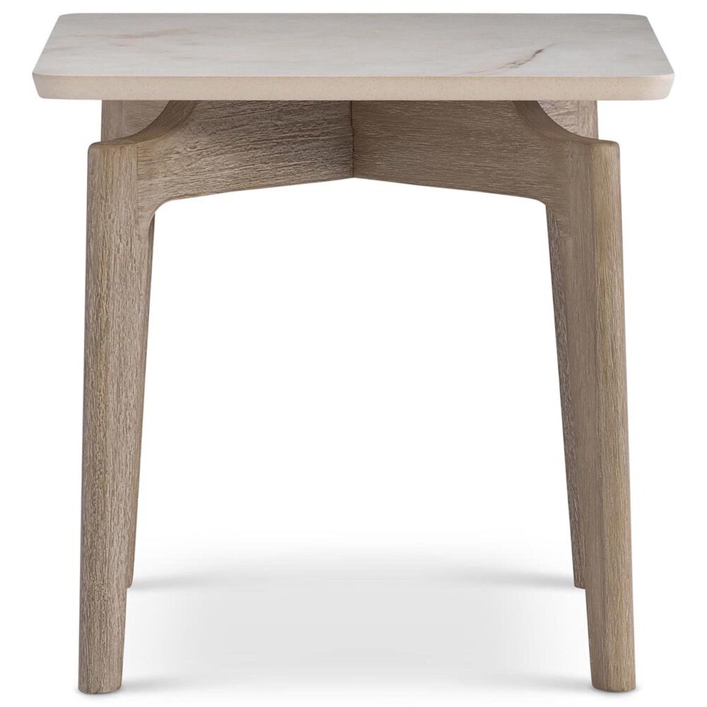 Bernhardt Aurora Patio Side Table in Warm Shale and Sea Oat, , large