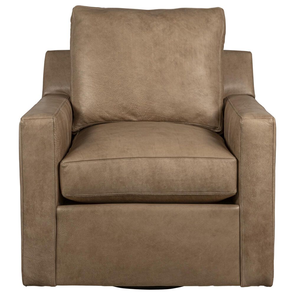 Massoud Manufacturing Custom Choice Swivel Chair in Domain Sand, , large
