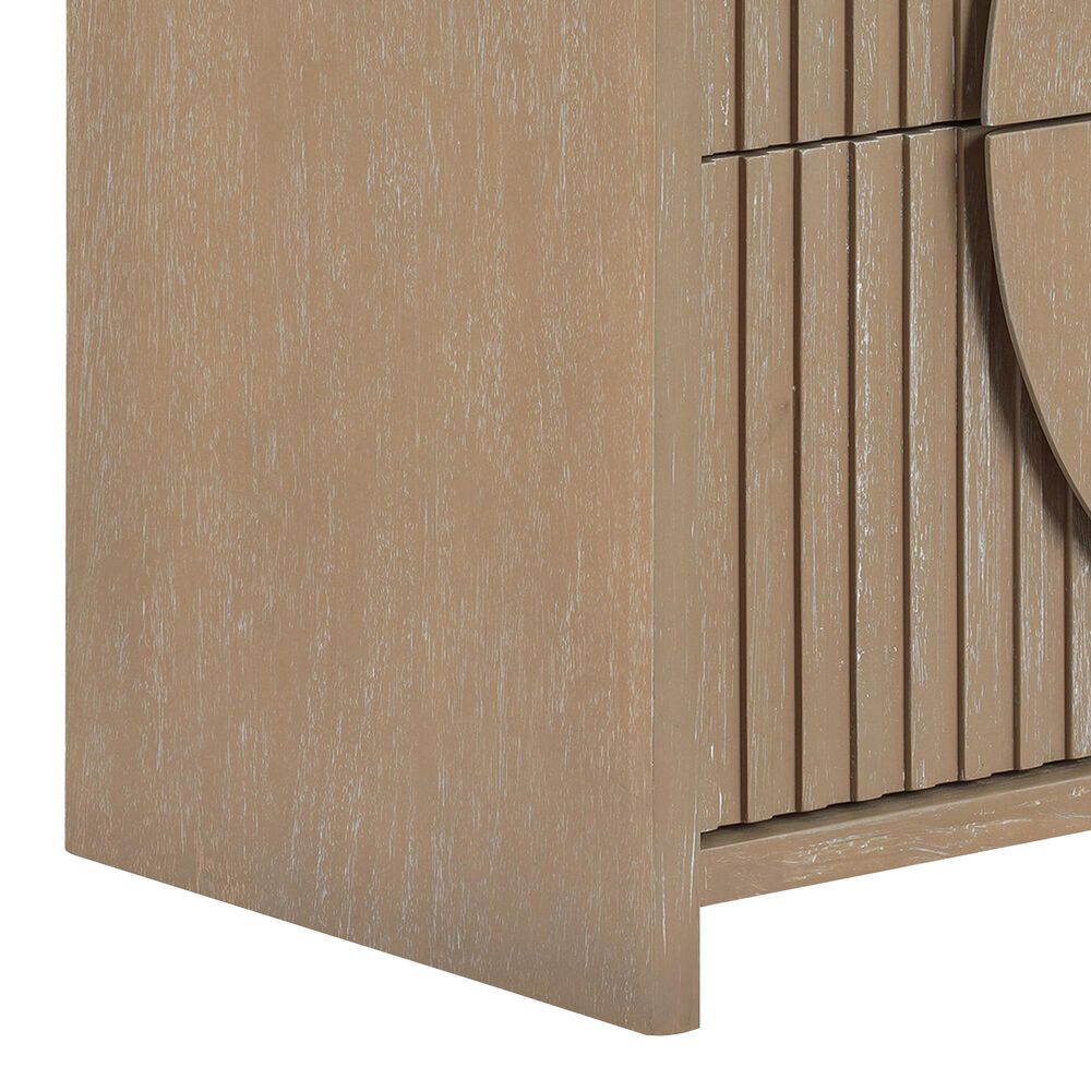 Furniture of America Tangentry 2-Drawer Nightstand in Natural, , large