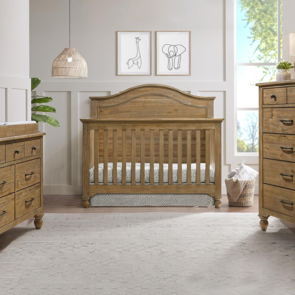 Eastern Shore Highland 4-In-1 Convertible Crib in Sand Dune, , large