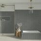 Dal-Tile Artcrafted Drift 1" x 6" Straight Joint on 11.5" x 9.75" Glazed Ceramic Mosaic Sheet, , large