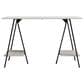 Ashley Bayflynn 2-Shelf Desk in White and Black, , large