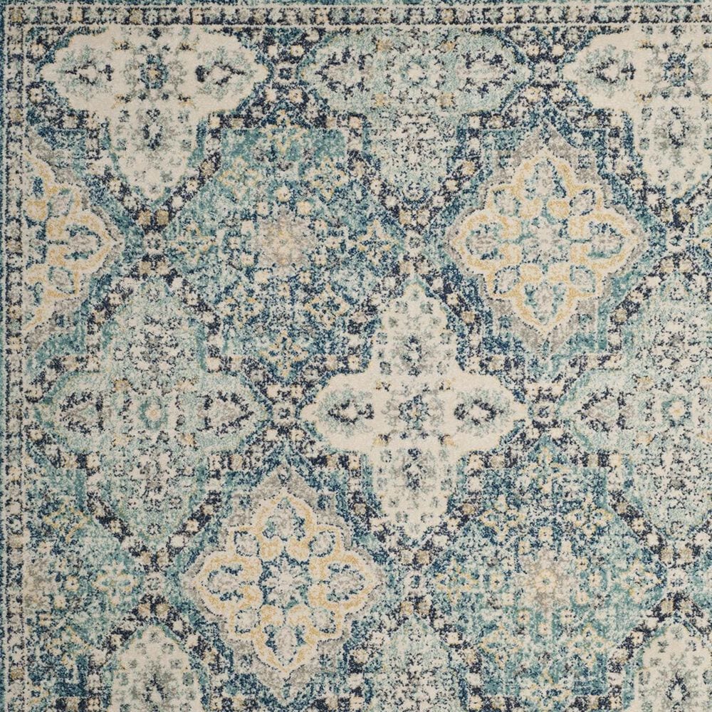 Safavieh Evoke EVK274C 2&#39;2&quot; x 11&#39; Light Blue and Ivory Runner, , large