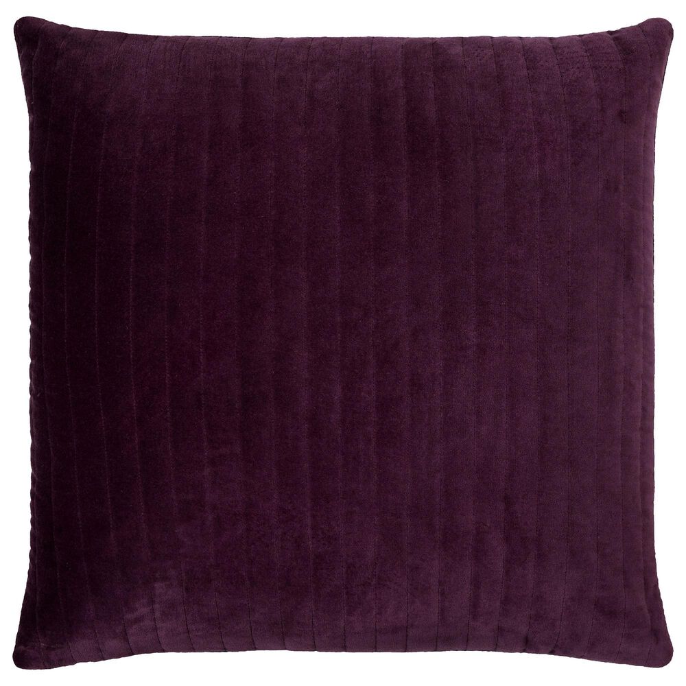 Surya Digby 20" Square Throw Pillow in Dark Purple, , large