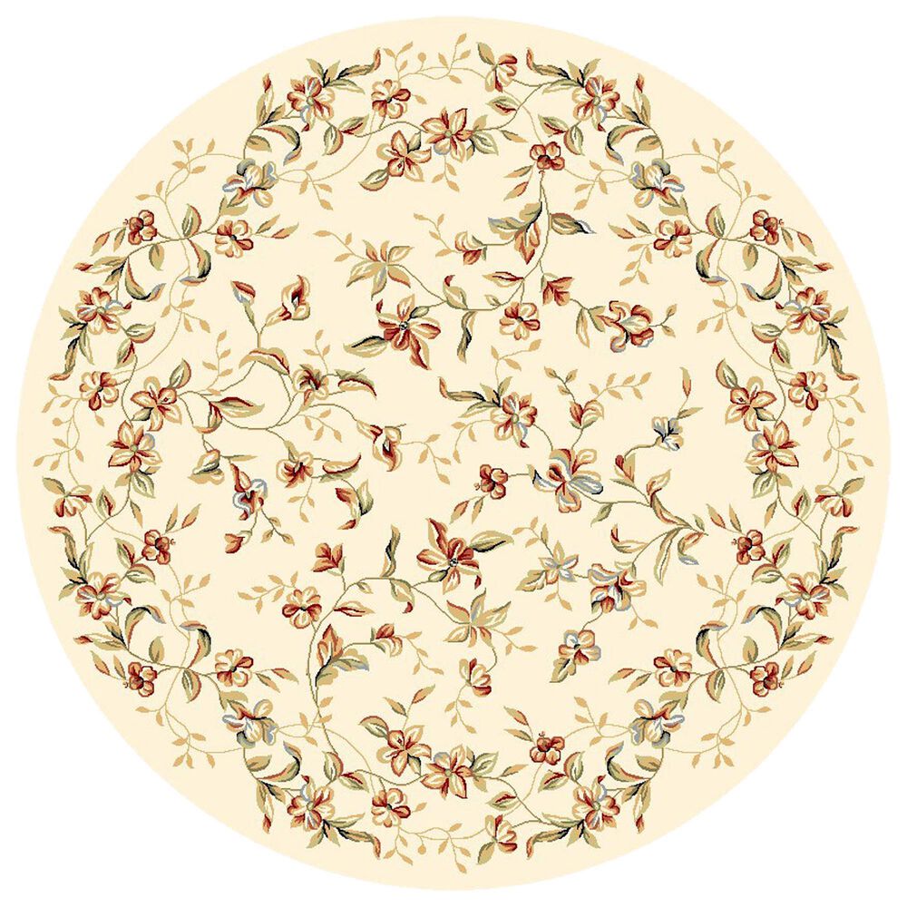 Safavieh Lyndhurst 8" Round Beige Area Rug, , large