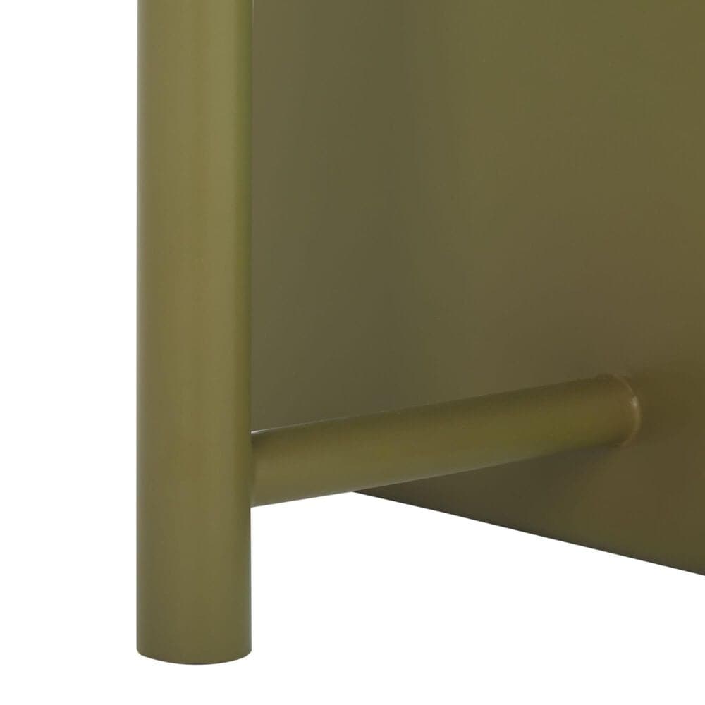 Safavieh Aldwyn Metal Accent Table in Olive Green, , large