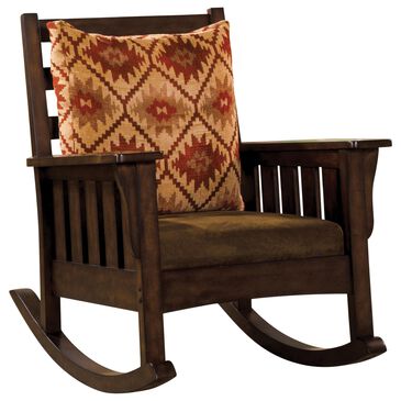 Furniture of America Ferreira Rocking Chair in Dark Oak, , large