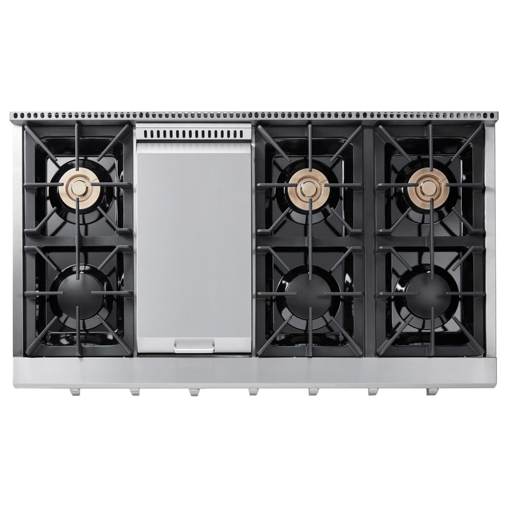 Thor Kitchen 48&quot; Professional Liquid Propane Cooktop in Stainless Steel, , large