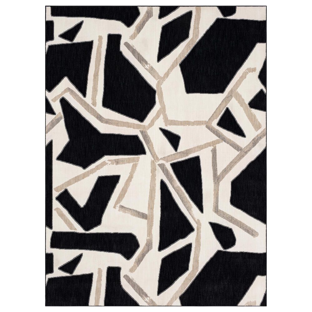 Stacy Garcia Home Zagoria 5"3" x 7"10" Soot Area Rug, , large