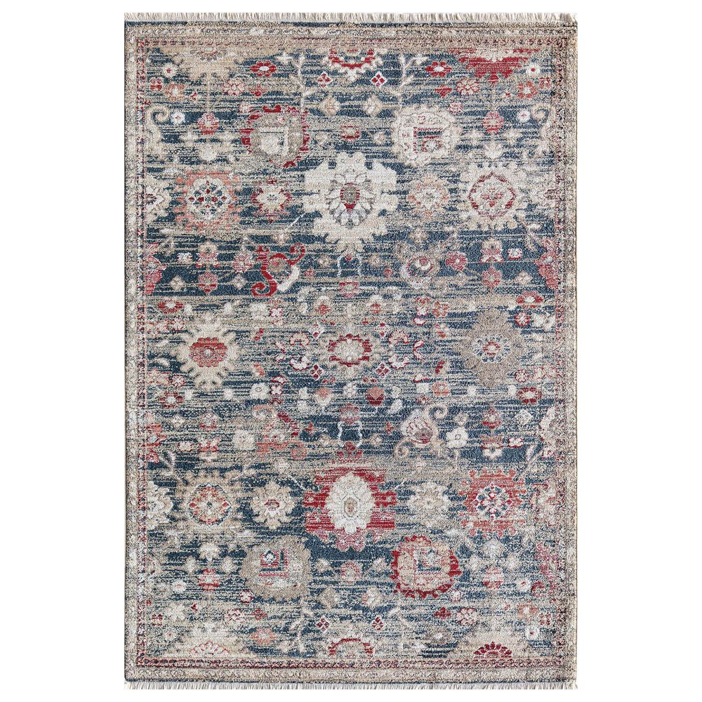 Rugs America Amari Antiqued Bronze 2"6" x 8" Beige and Black Runner, , large