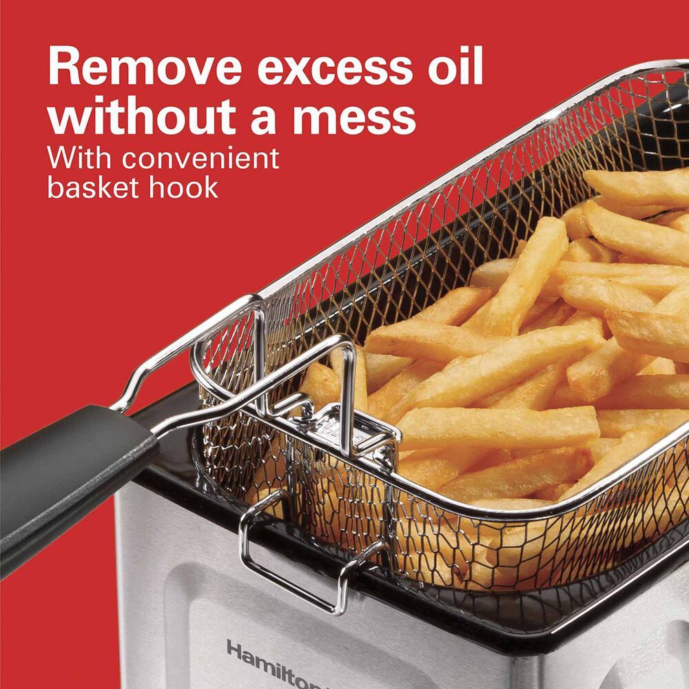 Hamilton Beach Deep Fryer w/ 8 Cup Food Capacity, , large