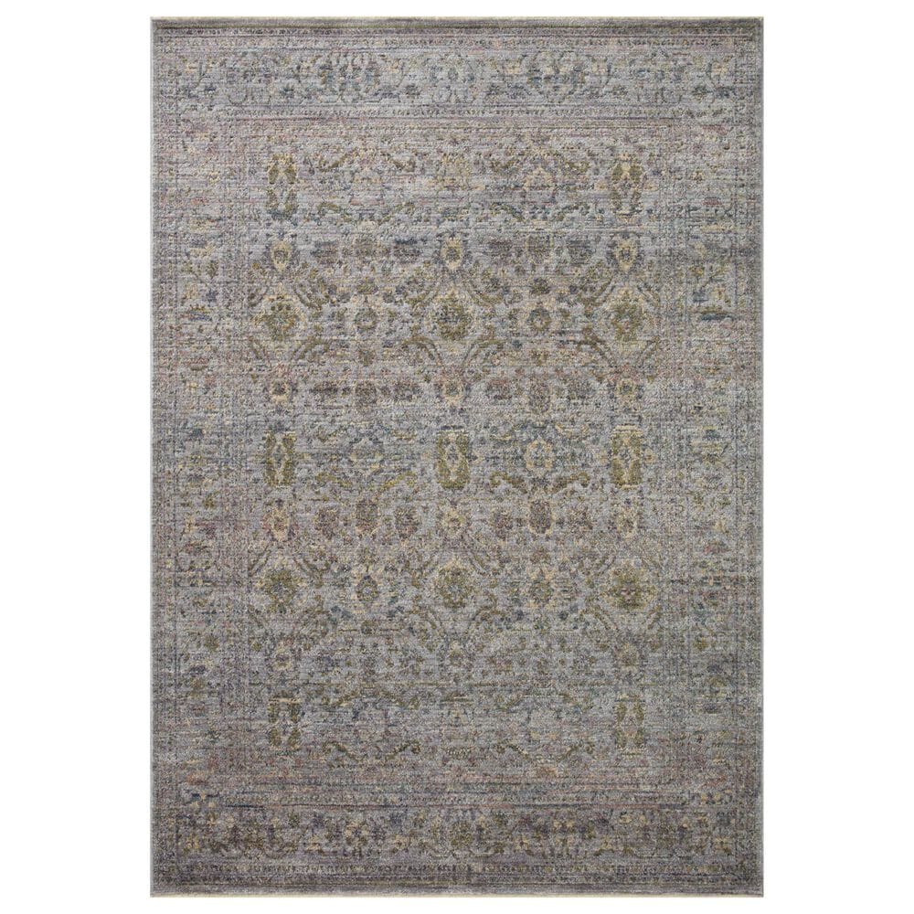 Loloi Bradbury 9" x 12" Grey and Multicolor Area Rug, , large