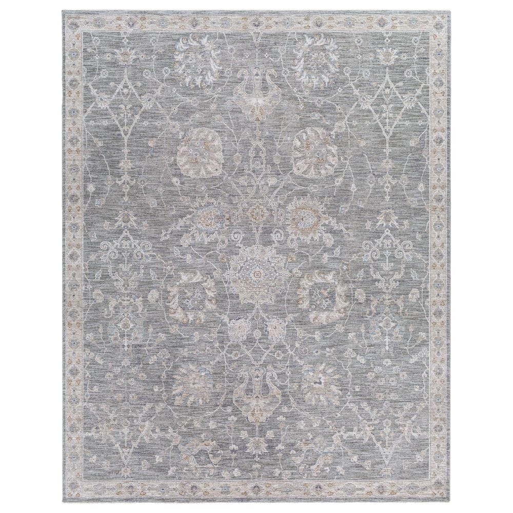 Surya Avant Garde 9" x 12"1" Gray, Beige and Denim Area Rug, , large