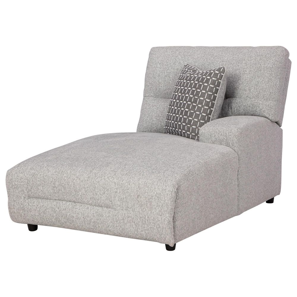Ashley Acklen Place 3-Piece Power Right Facing Reclining Sectional with Chaise in Pewter, , large