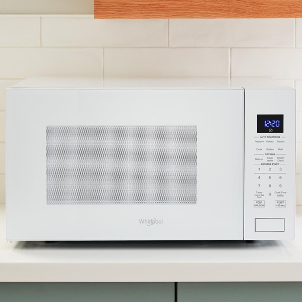 Whirlpool 2.2 Cu. Ft. Sensor Cooking Microwave in White, , large