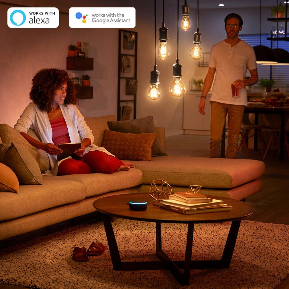 Philips Hue Filament G25 LED Smart Bulb in White, , large