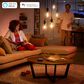 Philips Hue Filament G25 LED Smart Bulb in White, , large