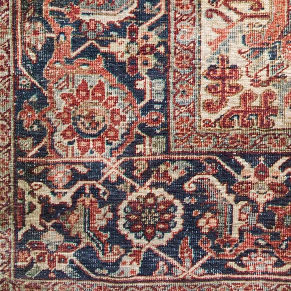 Loloi II Layla LAY-08 2&#39; x 5&#39; Red and Navy Runner, , large