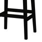 Fleming Furniture Co. Kady Stationary Stool with Fabric Seat in Onyx, , large