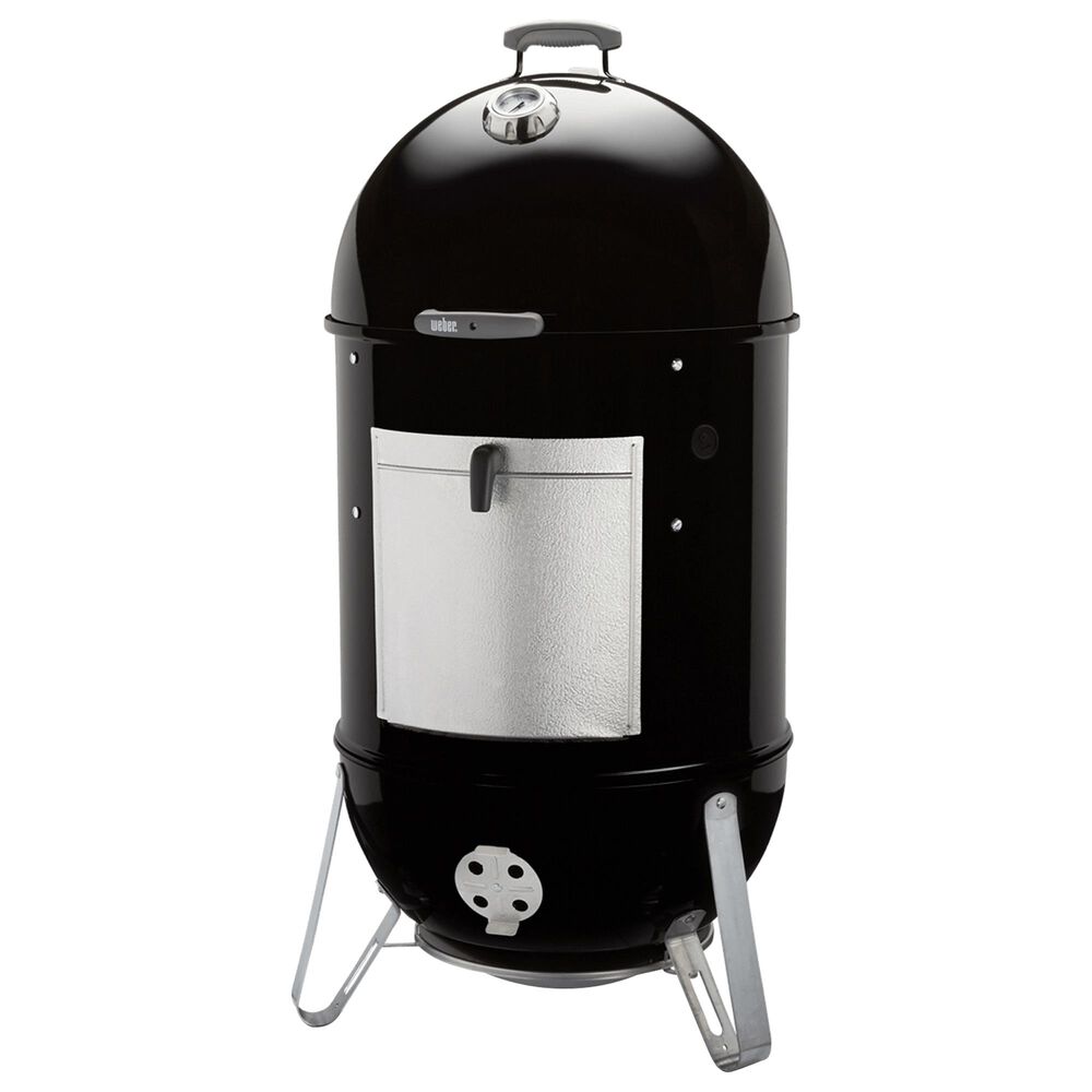 Weber 22&quot; Smokey Mountain Cooker Smoker in Black, , large