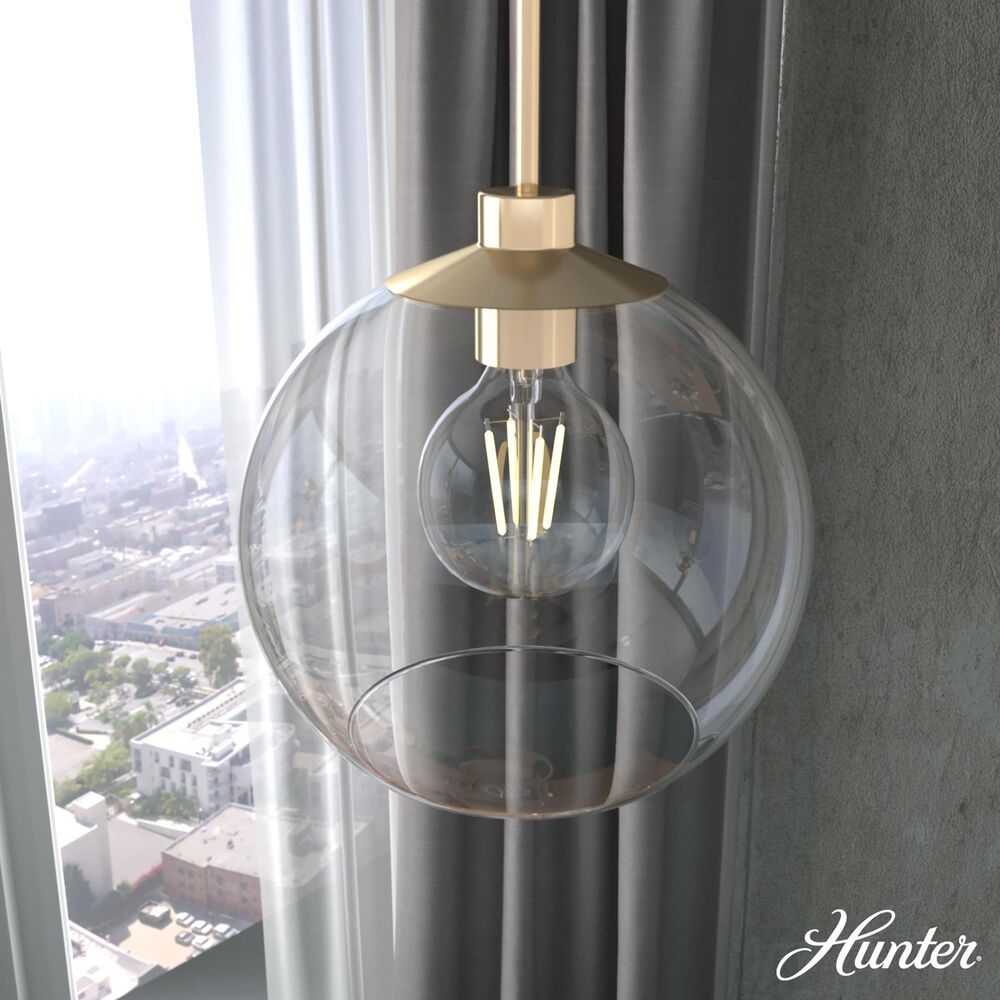 Hunter Xidane 1-Light Large Pendant in Alturas Gold, , large