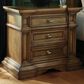 Millenium Frantanna 3 Drawer Nightstand in Brown with Outlet and USB Port, , large