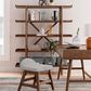 Ashley Lyncott 2-Piece Desk and Bookcase Set in Brown, , large