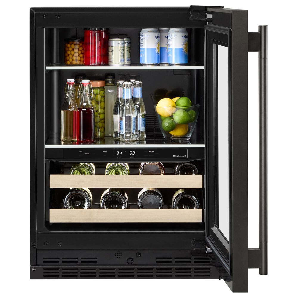 KitchenAid 4.8 Cu. Ft. Beverage Center with Right Hinge in Black Ore, , large