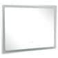 Maple and Jade 36" Room Anti Fog Mirror with LED Light in Silver and White, , large
