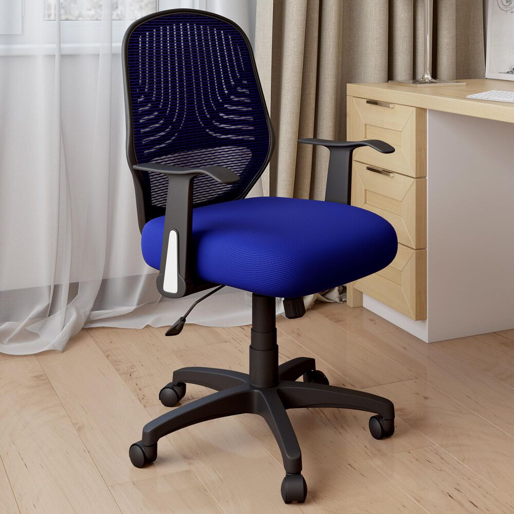 CorLiving Workspace Office Chair in Bright Blue, , large