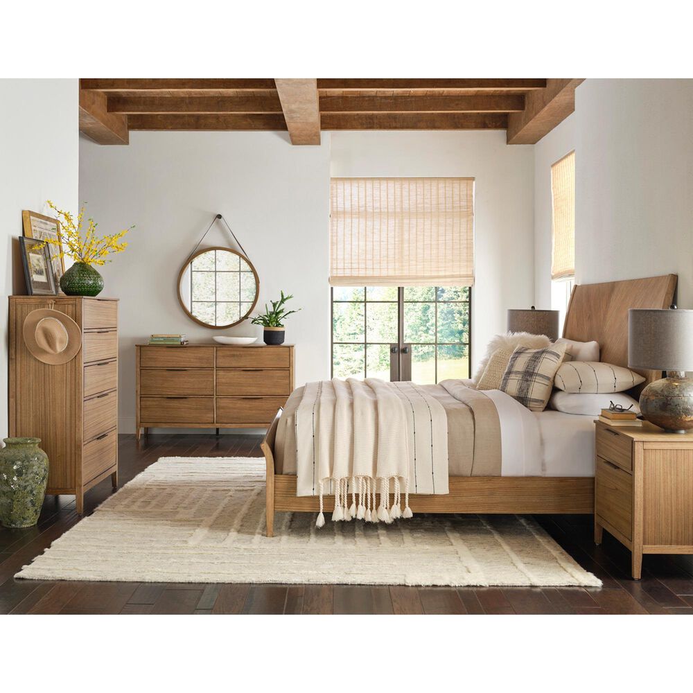Riva Ridge Cyrus 2 Drawer Nightstand in Almond Bisque with AC Outlets, , large