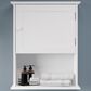 Timberlake Wall Mount Storage Cabinet in White, , large