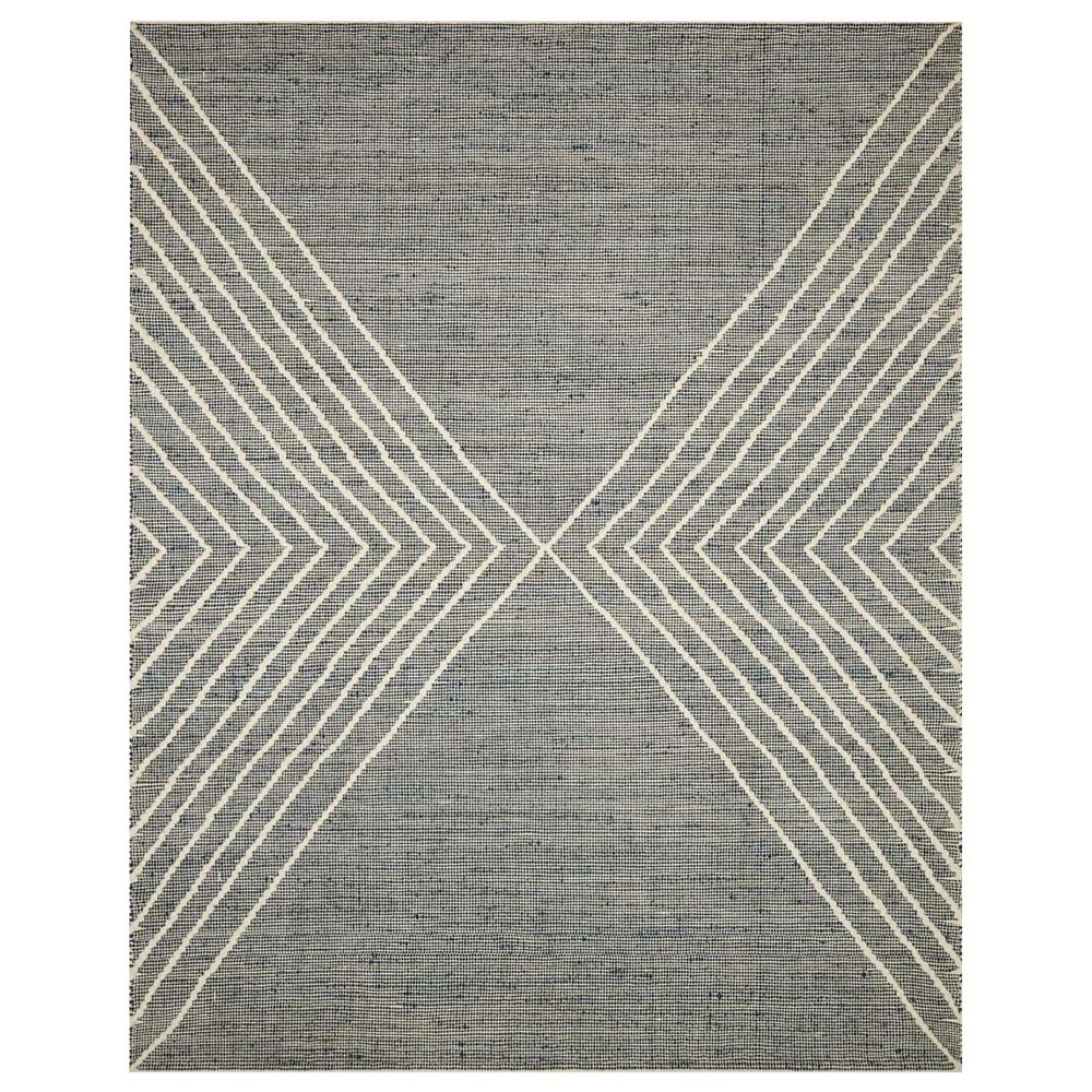 Magnolia Home Cora CRA-02 9"3" x 13" Indigo and White Area Rug, , large