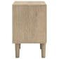 Ashley King Upholstered Bed and Two Nightstands, , large