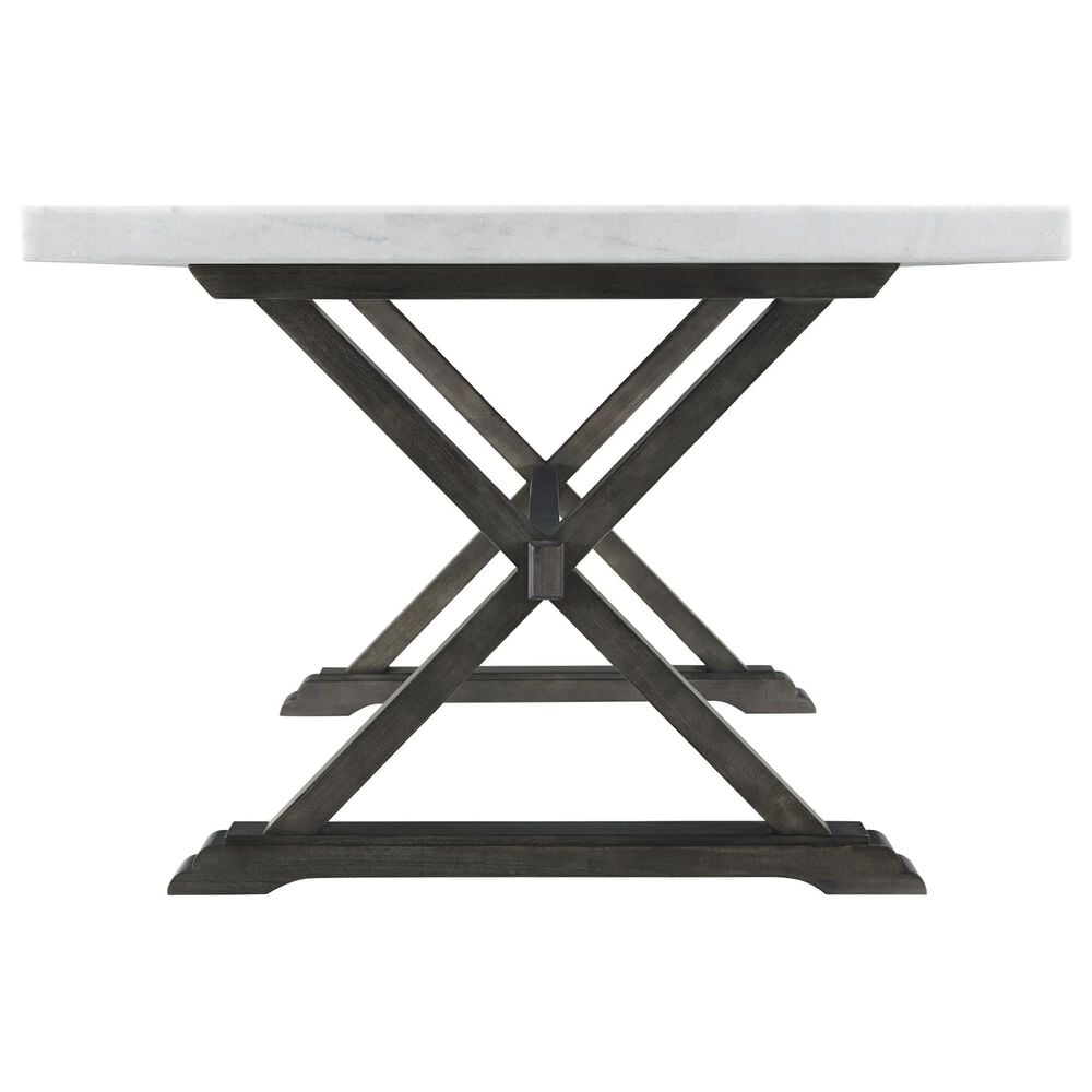 Mayberry Hill Lexi 5-Piece Rectangular Dining Set in Espresso and White, , large
